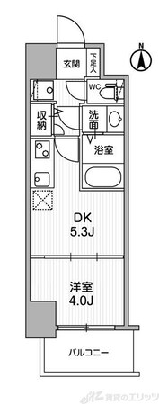 クレストコート江坂垂水町の物件間取画像